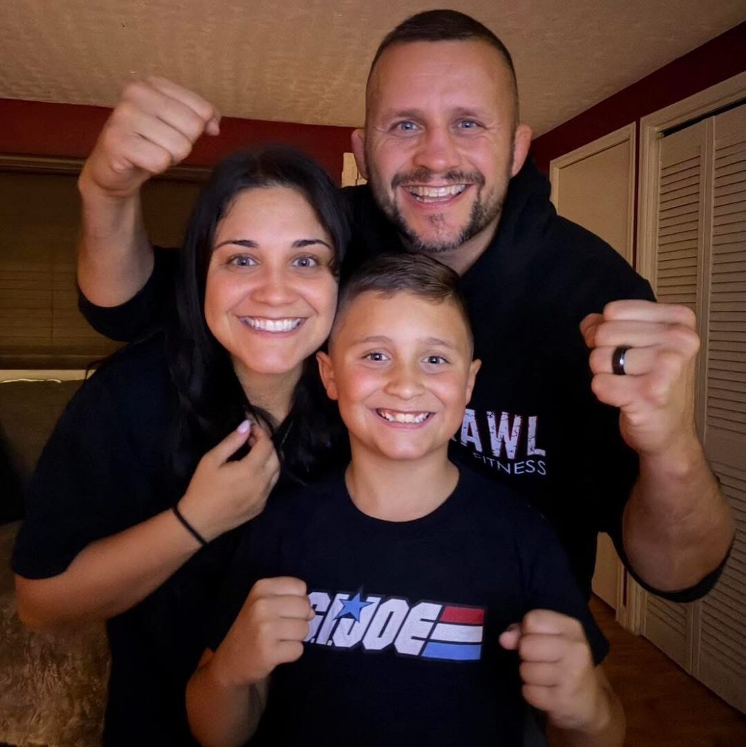 Jason “Dynamite” Dent with family
